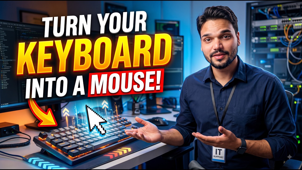 Use Your Keyboard as a Mouse in Windows 😳🔥 | No Mouse Needed!