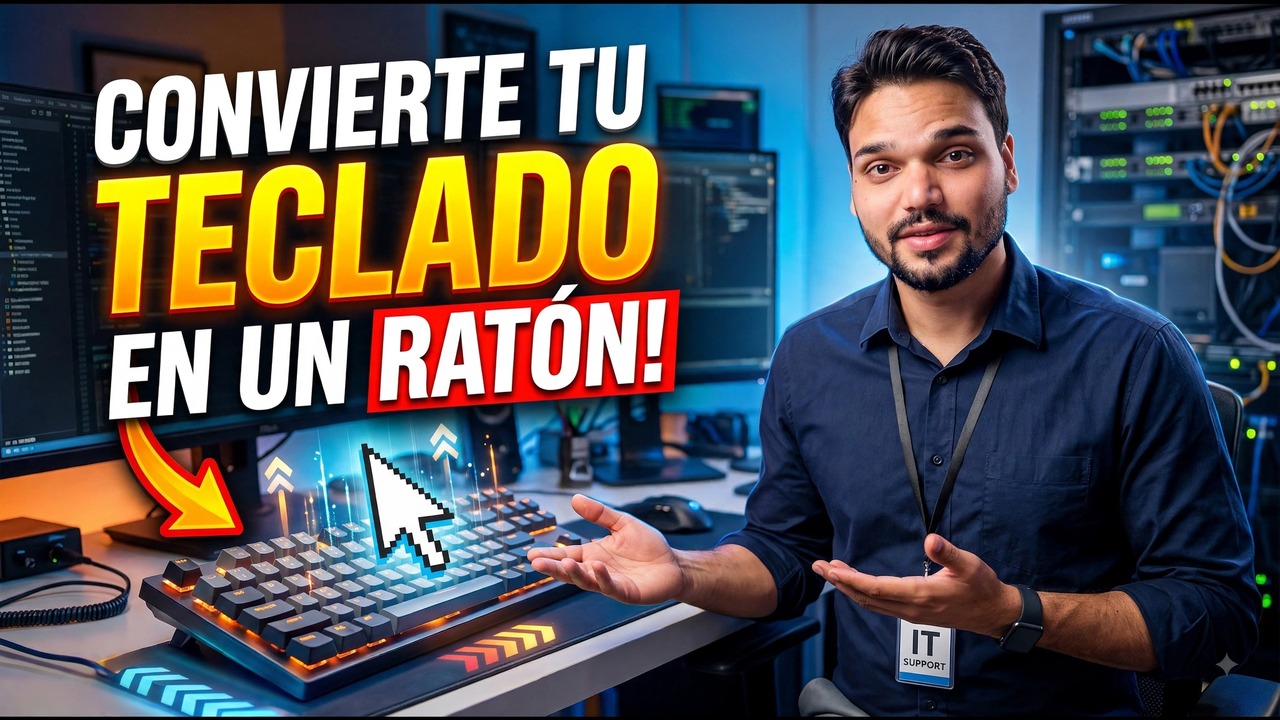¡Usa tu teclado como ratón en Windows 😳🔥 | ¡Sin necesidad de ratón!
