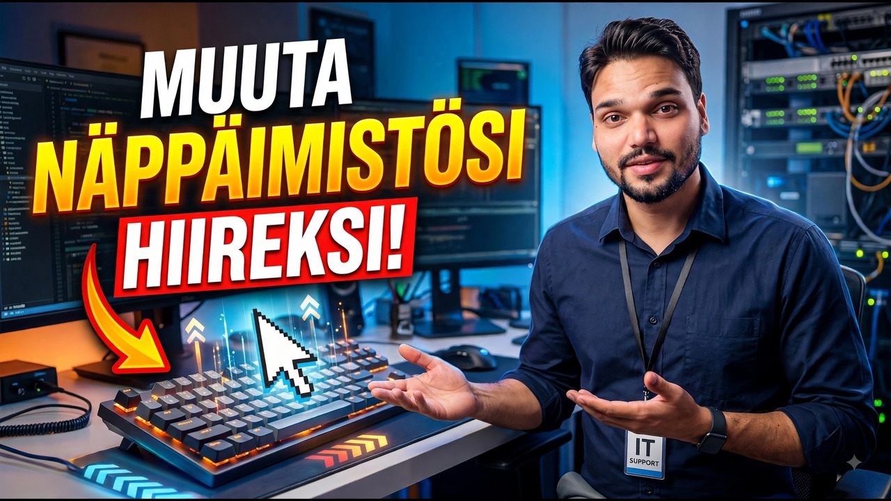 Käytä Näppäimistöä Hiirenä Windowsissa 😳🔥 | Ei Hiirtä Tarvita!