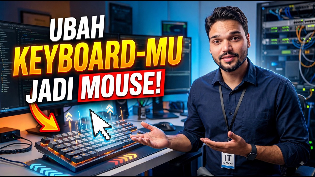Gunakan Keyboard Anda sebagai Mouse di Windows 😳🔥 | Tanpa Mouse Diperl