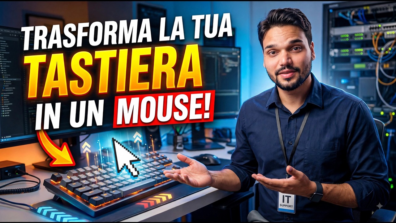 Usa la Tastiera come Mouse su Windows 😳🔥 | Nessun Mouse Necessario!