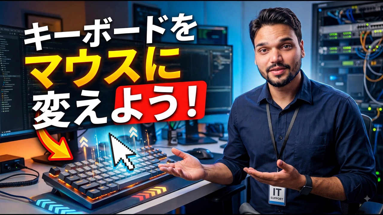 キーボードをマウスとして使用する方法 - Windows 😳🔥 | マウス不要！