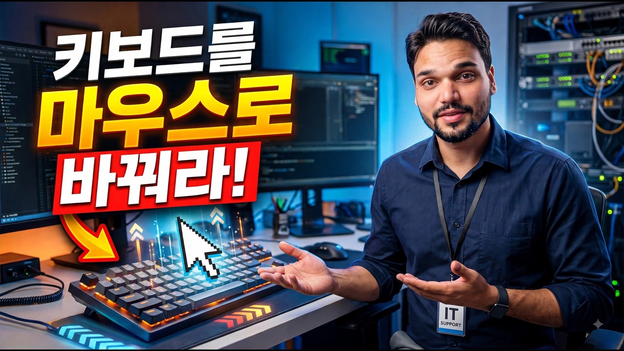 키보드를 마우스로 사용하기 (Windows) 😳🔥 | 마우스 필요 없음!