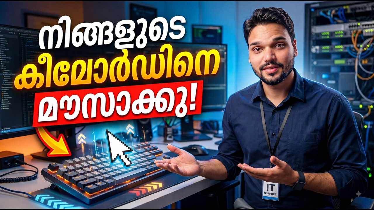 Windows-ൽ നിങ്ങളുടെ കീബോർഡ് മൗസ് പോലെ ഉപയോഗിക്കുക 😳🔥 | മൗസ് ആവശ്യമില്ല