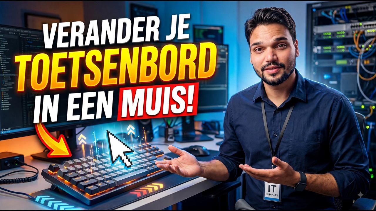 Gebruik je Toetsenbord als Muis in Windows 😳🔥 | Geen Muis Nodig!