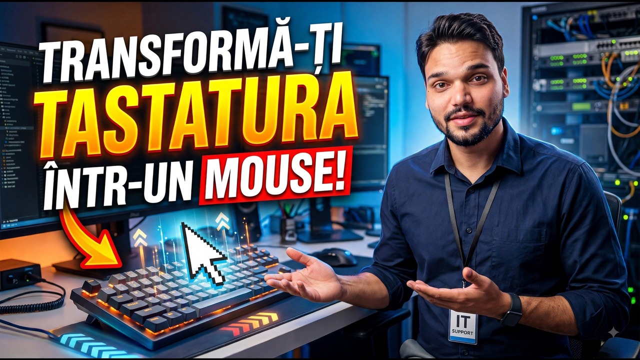Folosește Tastatura ca un Mouse în Windows 😳🔥 | Fără Mouse Necesare!