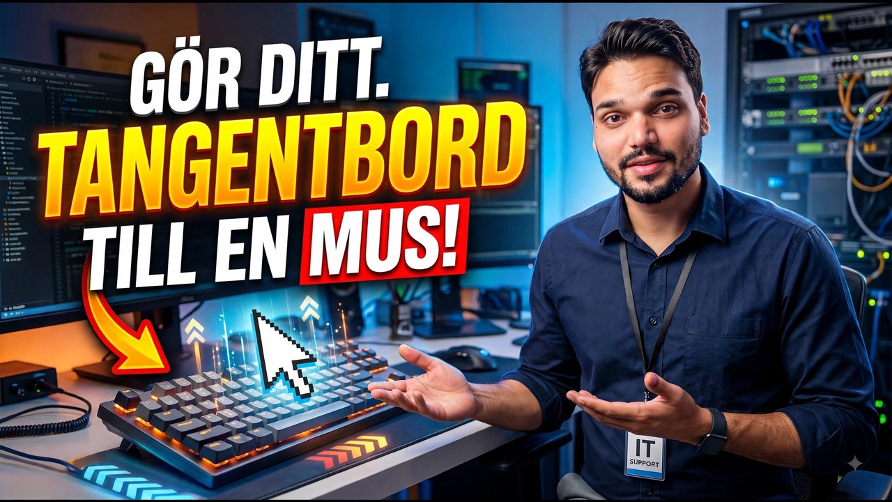 Använd ditt tangentbord som en mus i Windows 😳🔥 | Ingen mus behövs!