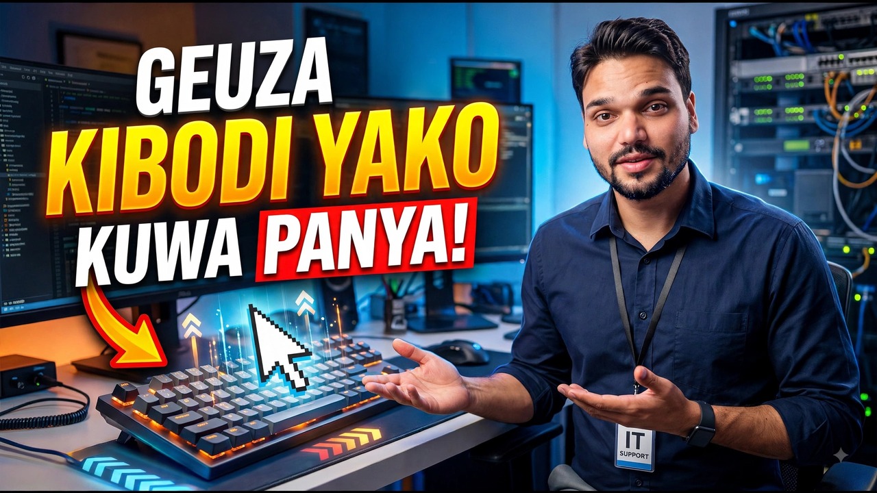 Tumia Kibodi Yako Kama Panya kwenye Windows 😳🔥 | Hakuna Panya Inahitaj