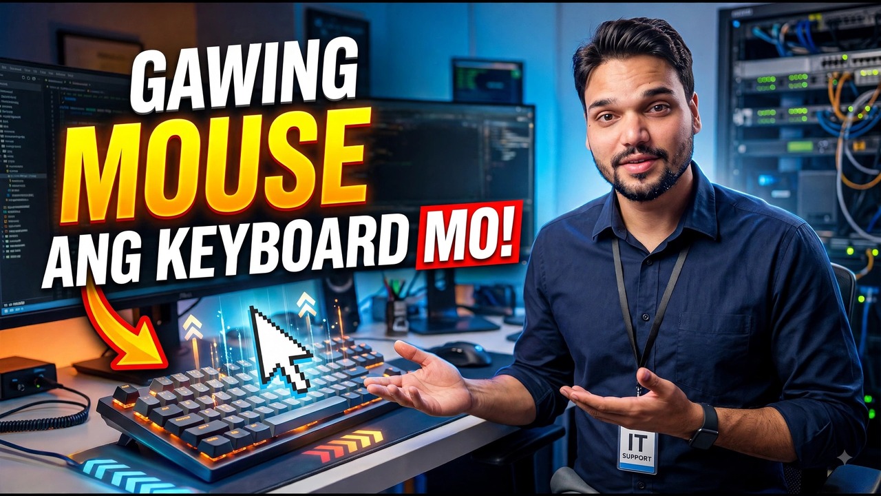 Gamitin ang Iyong Keyboard bilang Mouse sa Windows 😳🔥 | Walang Kailang