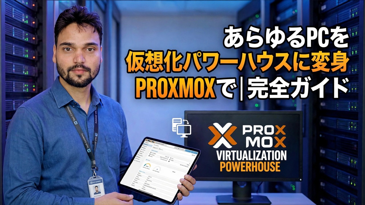 Proxmox 仮想化ガイド - PC をパワーハウスに変える