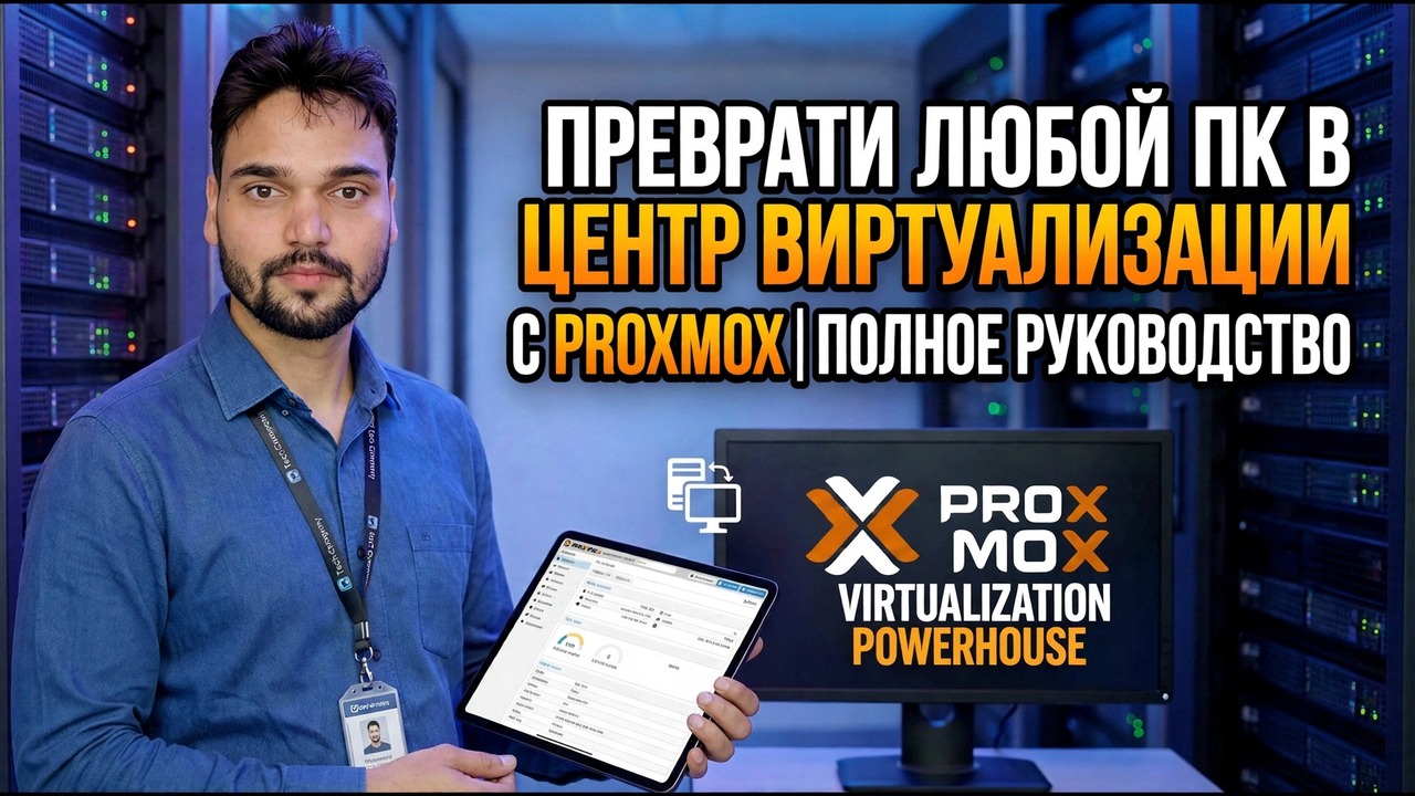 Руководство по виртуализации Proxmox — Превратите ПК в мощный компьютер