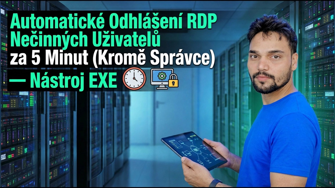 Automatické odhlášení Nečinní uživatelé RDP za 5 minut