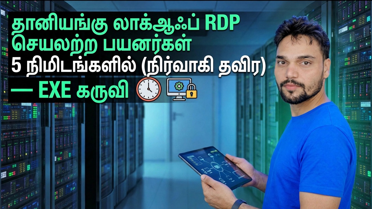 5 நிமிடங்களில் தன்னியக்க லாகாஃப் செயலற்ற RDP பயனர்கள்