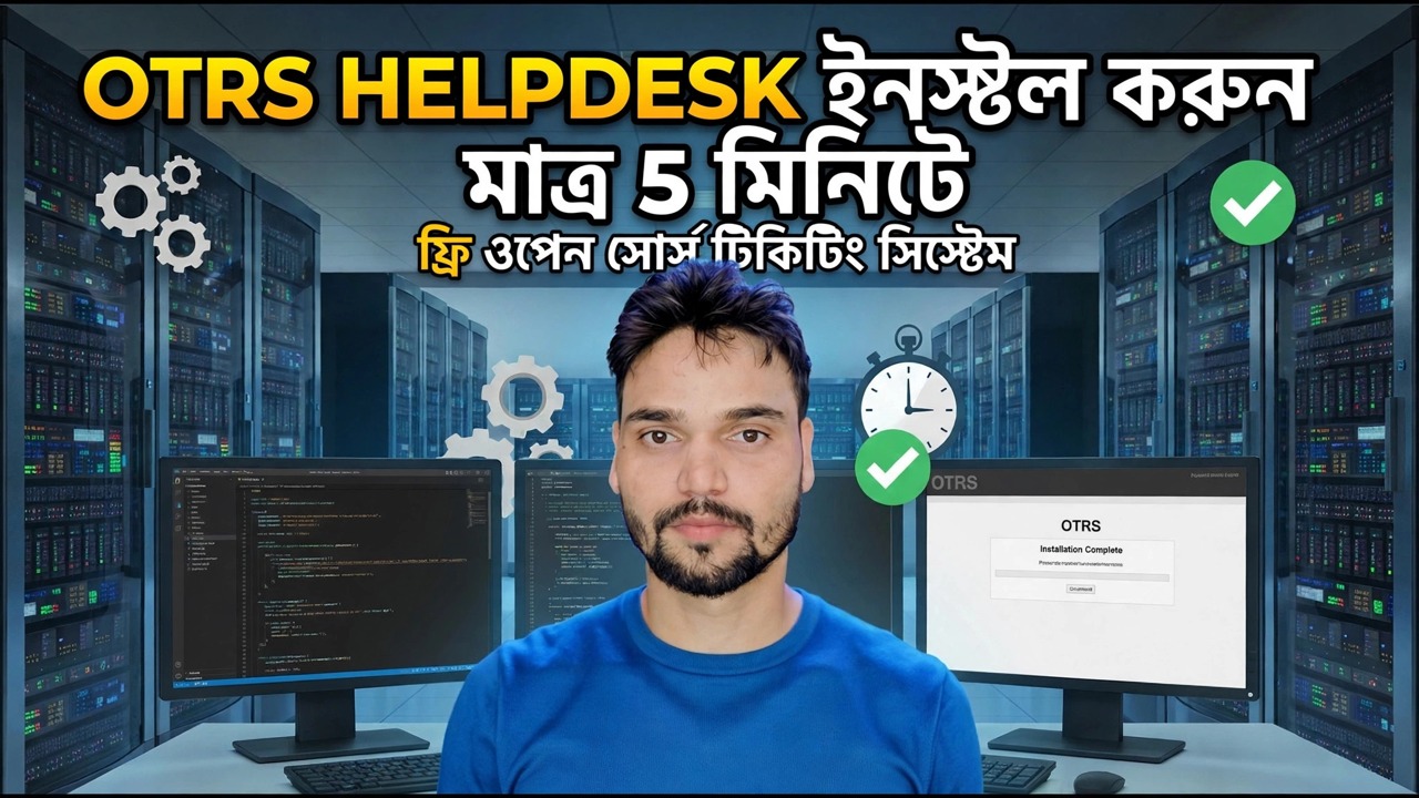 OTRS হেল্পডেস্ক 5 মিনিটে ইনস্টলেশন