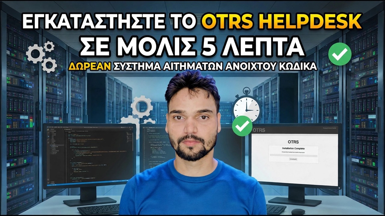 Εγκατάσταση OTRS Helpdesk σε 5 λεπτά