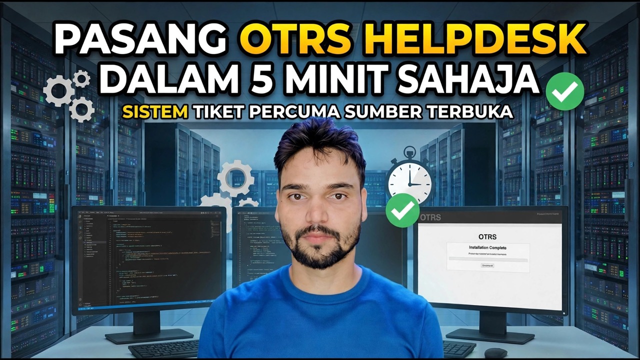 Pemasangan Meja Bantuan OTRS dalam 5 Minit