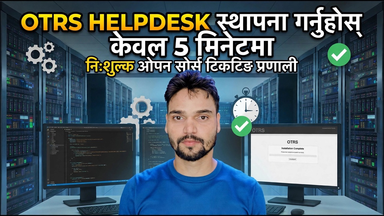 OTRS हेल्पडेस्क 5 मिनेटमा स्थापना