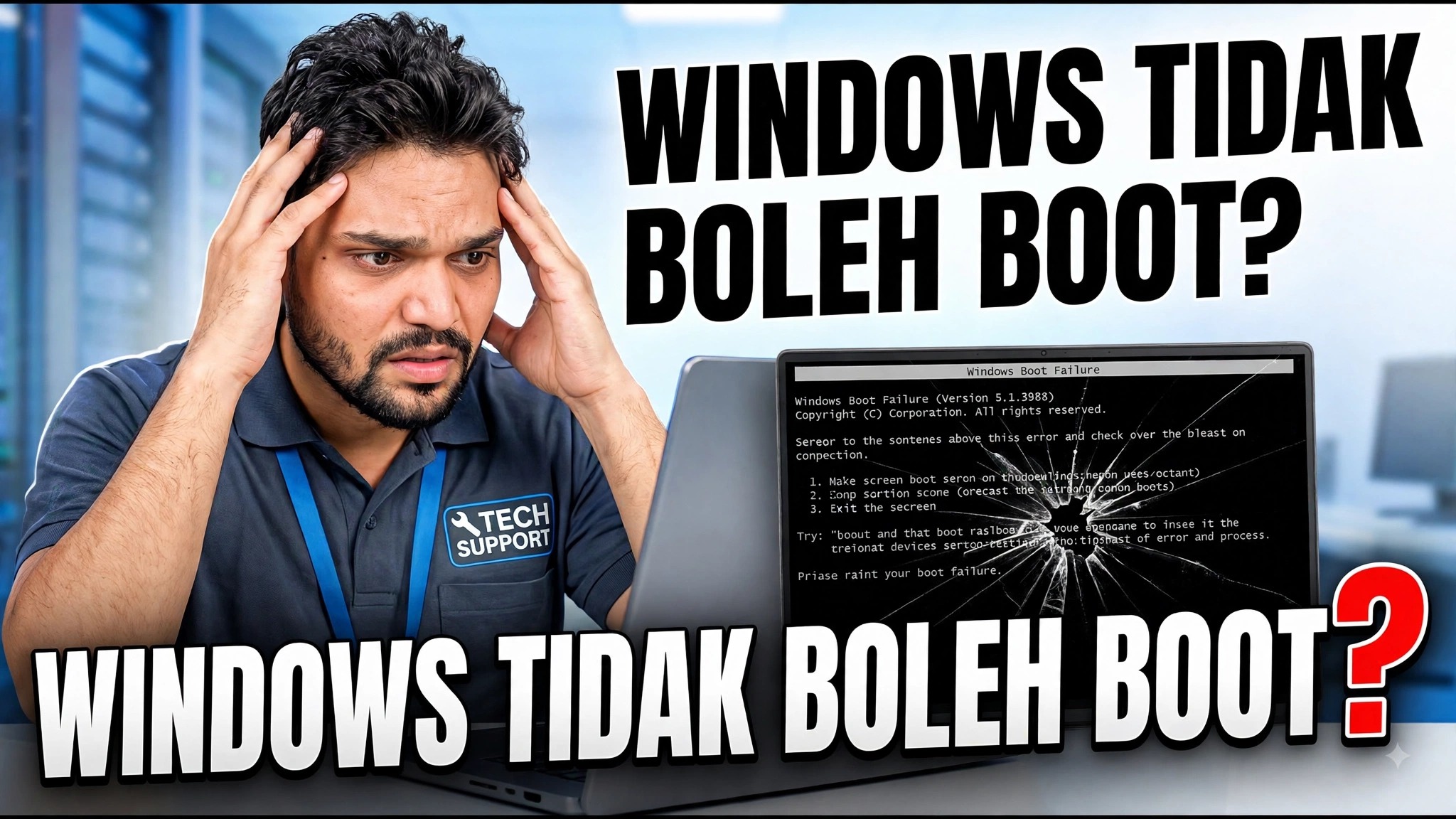 Windows Tidak Boot? 😳 Tukar HDD + Klon Disk Penuh