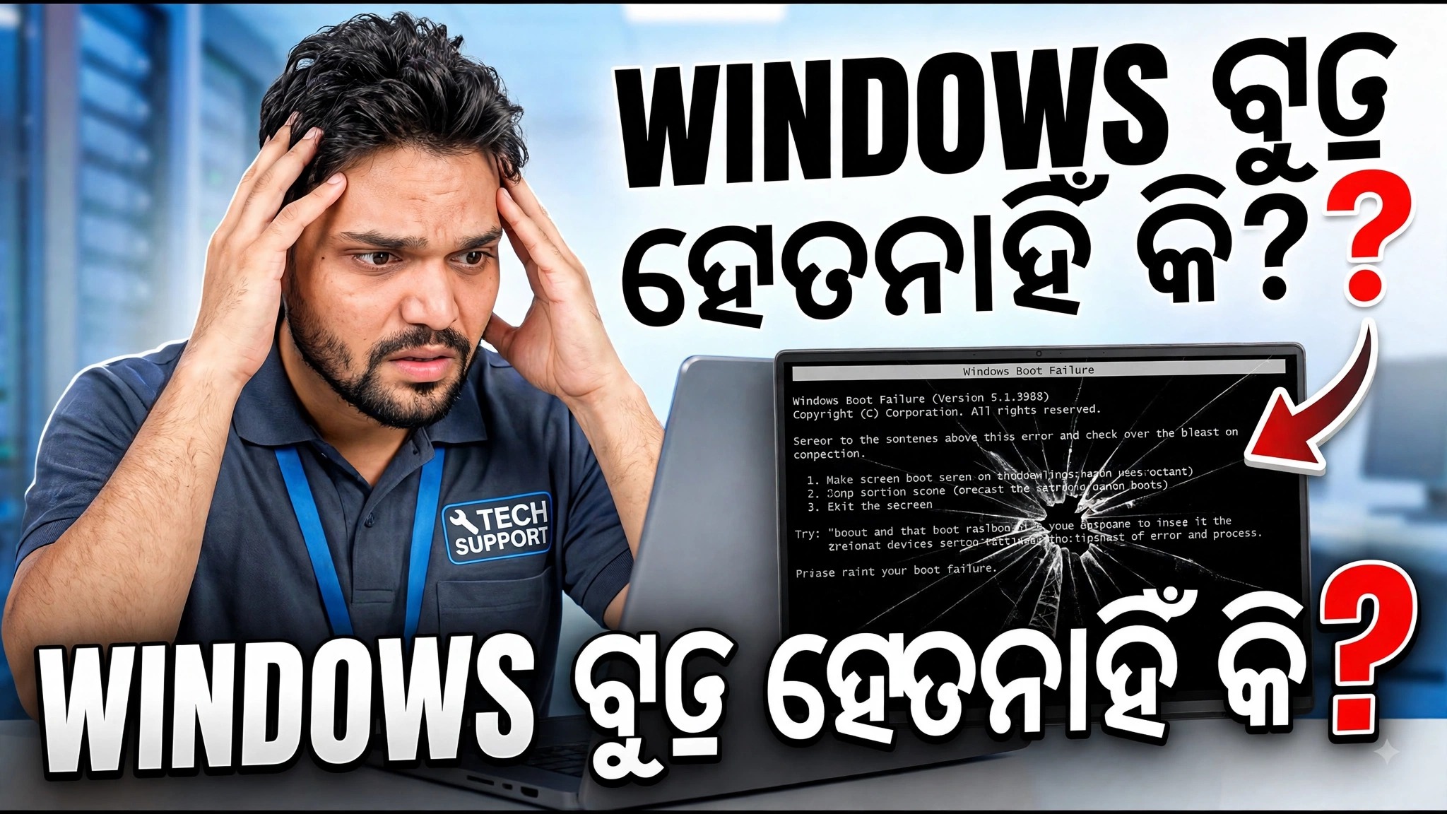Windows ବୁଟ୍ ହେଉନାହିଁ? 😳 HDD ବଦଳାଇବା + ପୂର୍ଣ୍ଣ ଡିସ୍କ କ୍ଲୋନ୍