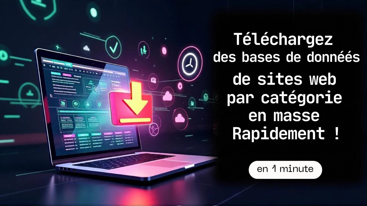 Téléchargez rapidement la base de données de sites Web en masse