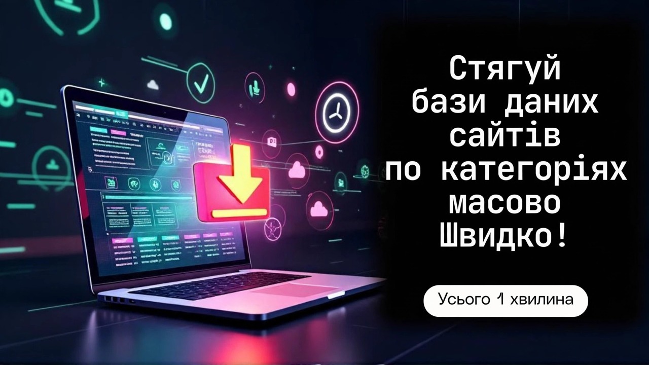 Швидко завантажте масову базу даних веб-сайтів