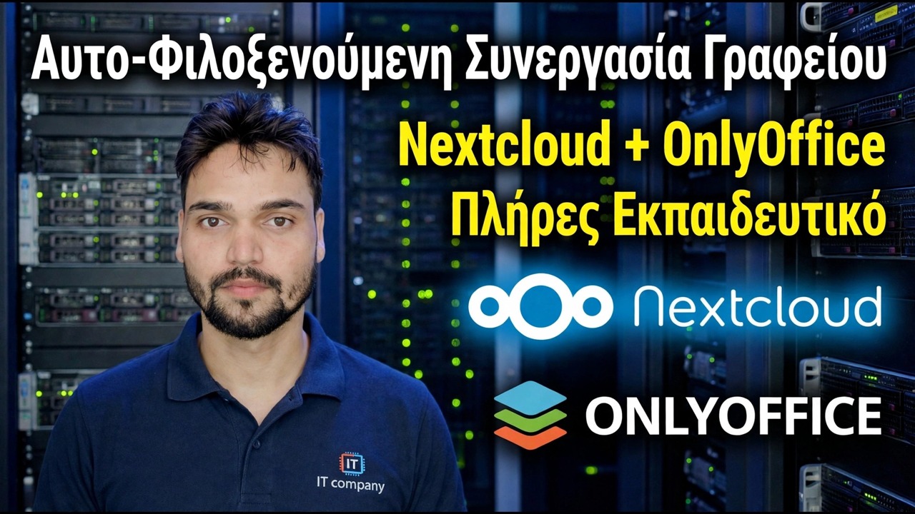 Συνεργασία Self-Hosted Office - Nextcloud + OnlyOffice