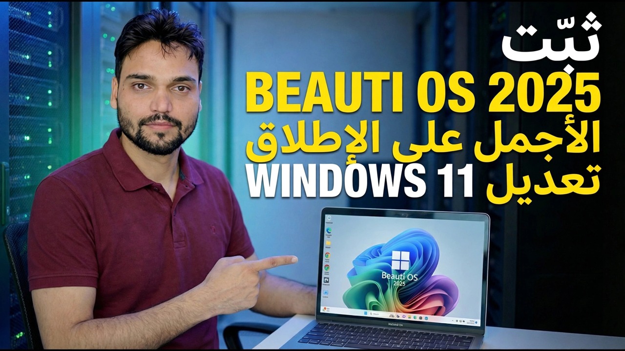 دليل تثبيت Beauti OS 2025 - تخصيص Windows 11