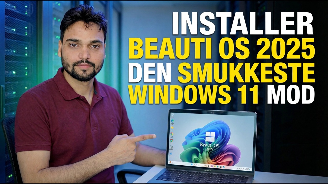 Beauti OS 2025 Installationsvejledning - Tilpas Windows 11