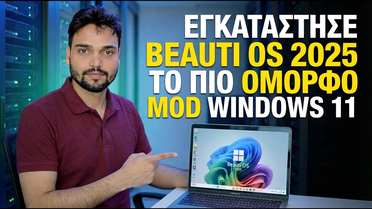 Οδηγός εγκατάστασης Beauti OS 2025 - Προσαρμογή των Windows 11