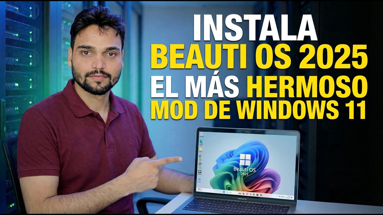 Guía de instalación de Beauti OS 2025: personalice Windows 11
