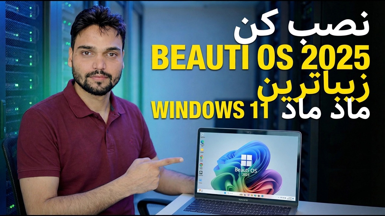 راهنمای نصب Beauti OS 2025 - شخصی سازی ویندوز 11