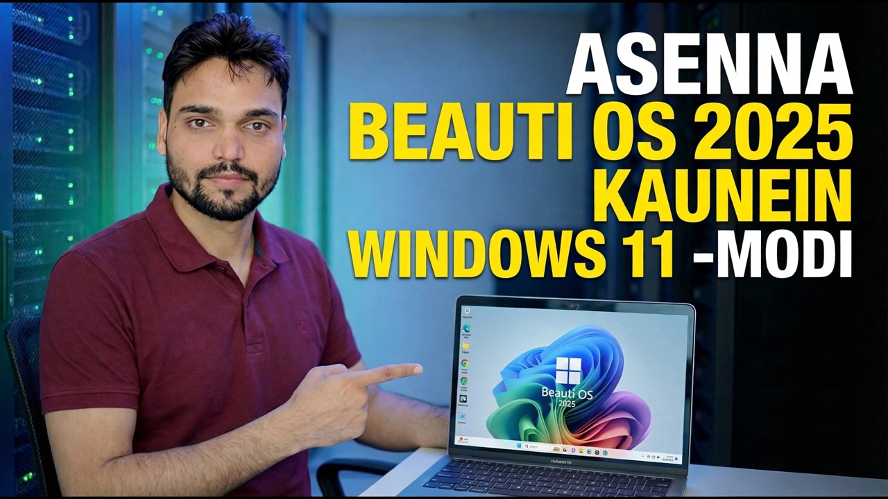 Beauti OS 2025 -asennusopas - Mukauta Windows 11