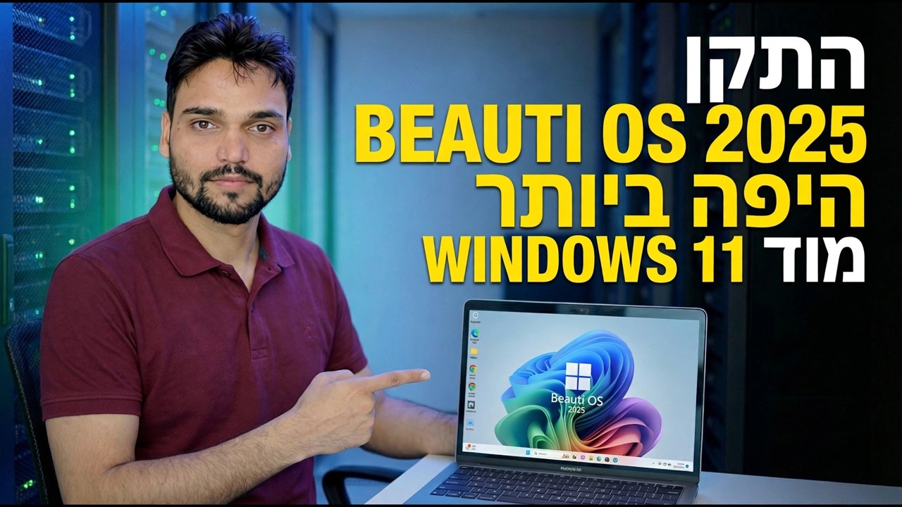 מדריך ההתקנה של Beauti OS 2025 - התאמה אישית של Windows 11