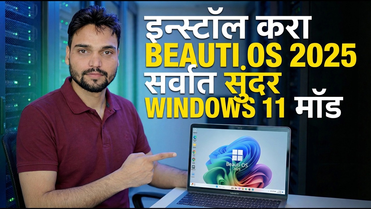 Beauti OS 2025 इंस्टॉलेशन मार्गदर्शक - Windows 11 सानुकूलित करा