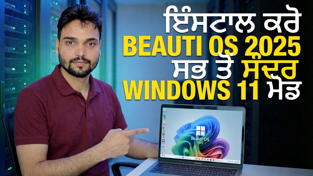 Beauti OS 2025 ਇੰਸਟਾਲੇਸ਼ਨ ਗਾਈਡ - Windows 11 ਨੂੰ ਅਨੁਕੂਲਿਤ ਕਰੋ