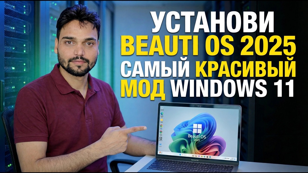 Руководство по установке Beauti OS 2025 — Настройка Windows 11