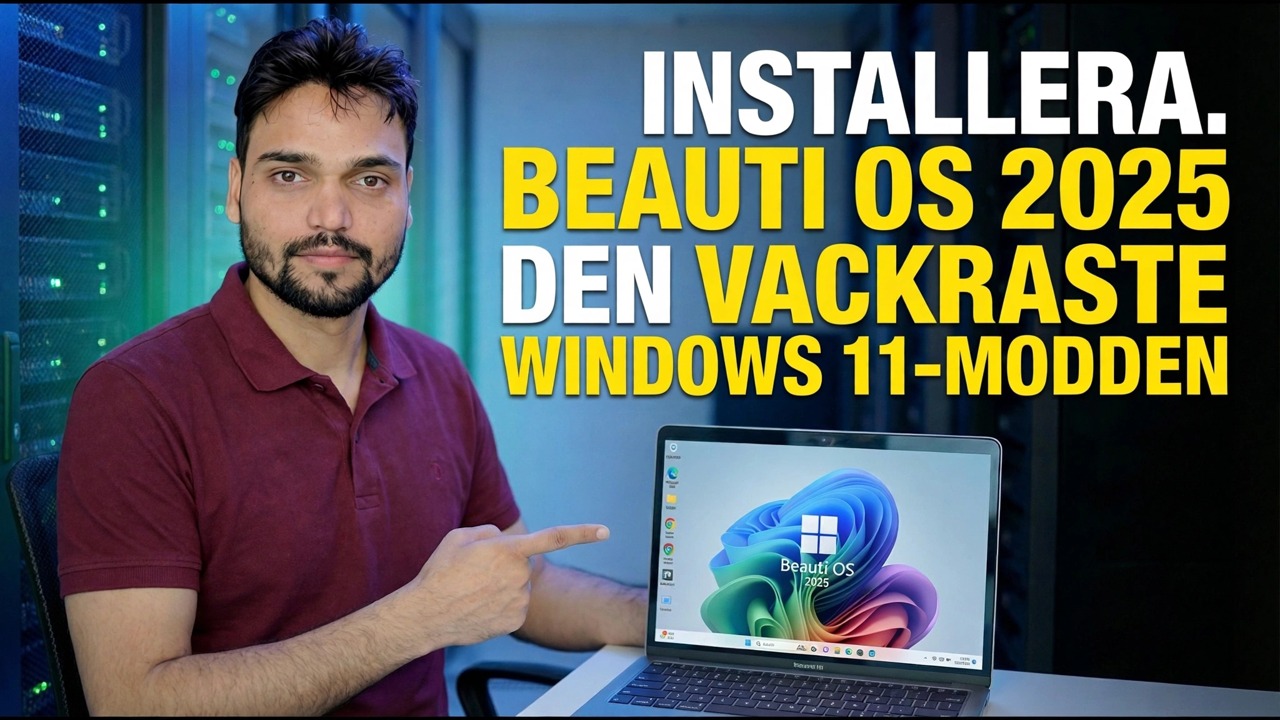Beauti OS 2025 Installationsguide - Anpassa Windows 11