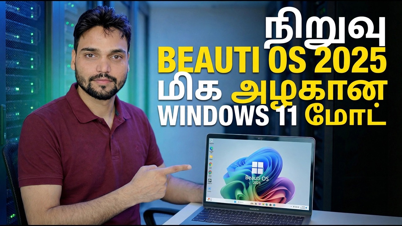 Beauti OS 2025 இன் நிறுவல் வழிகாட்டி - விண்டோஸ் 11 ஐத் தனிப்பயனாக்குங்கள்