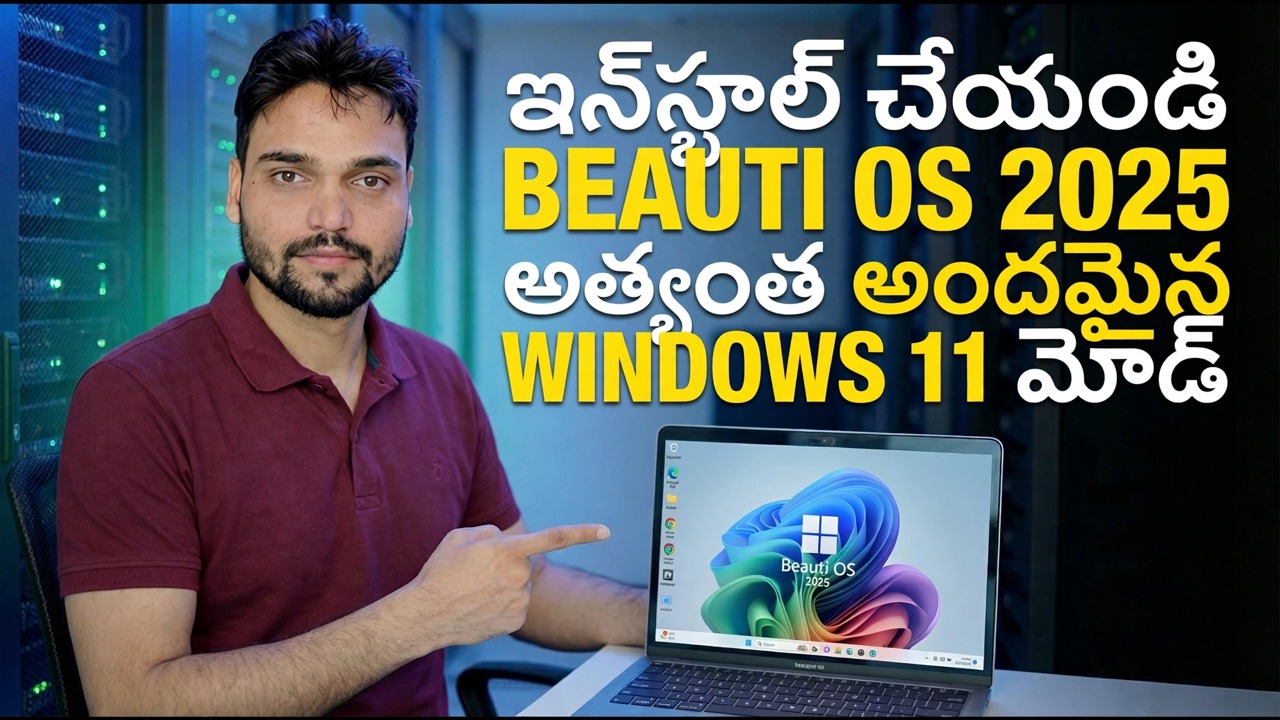 Beauti OS 2025 ఇన్‌స్టాలేషన్ గైడ్ - Windows 11ని అనుకూలీకరించండి