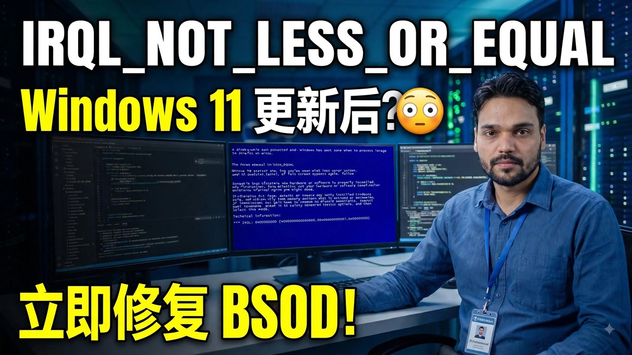 IRQL_NOT_LESS_OR_EQUAL After Windows 11 Update? 😳 Fix the BSOD Now!