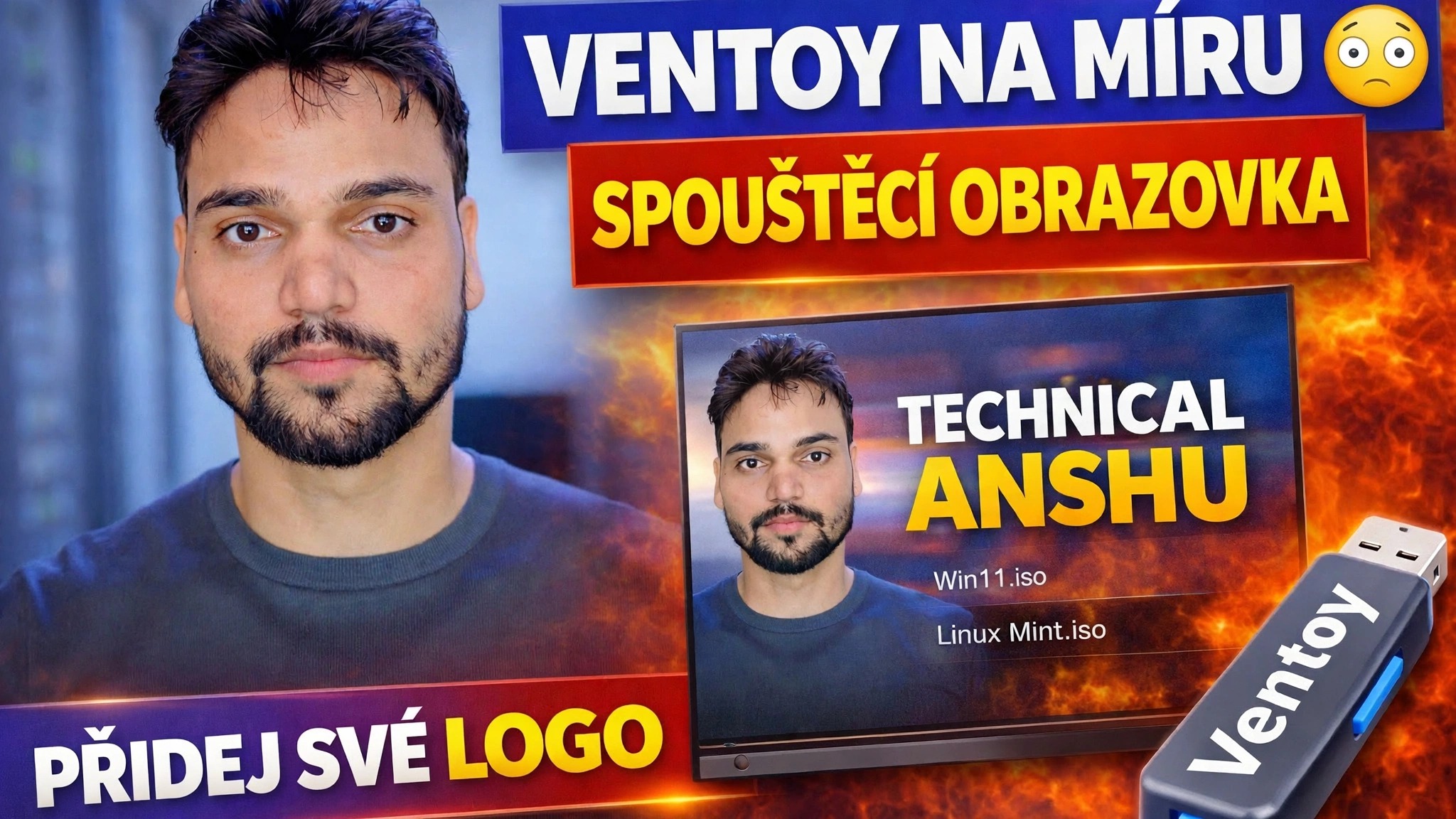 Nastavení vlastní tapety Ventoy 🔥 Přidejte svou značku