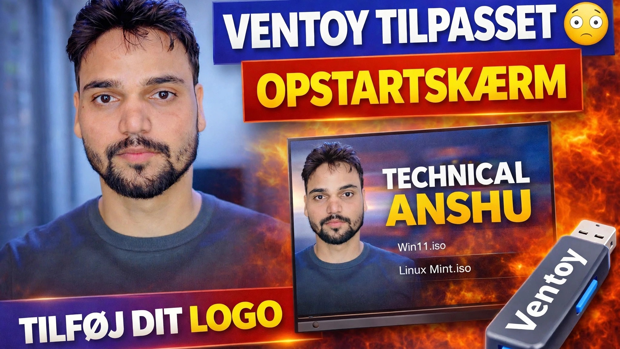 Ventoy Custom Wallpaper Setup 🔥 Tilføj din branding