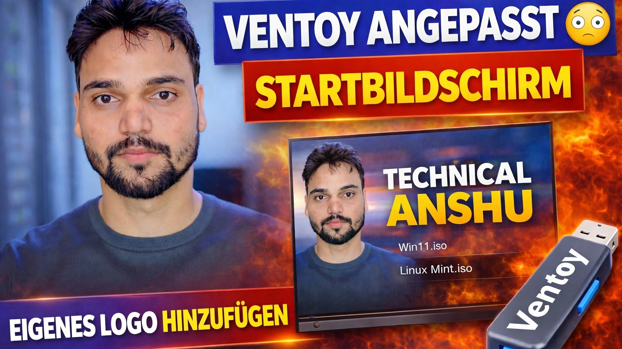 Einrichtung eines benutzerdefinierten Ventoy-Hintergrundbilds 🔥 Fügen Sie Ihr Branding hinzu
