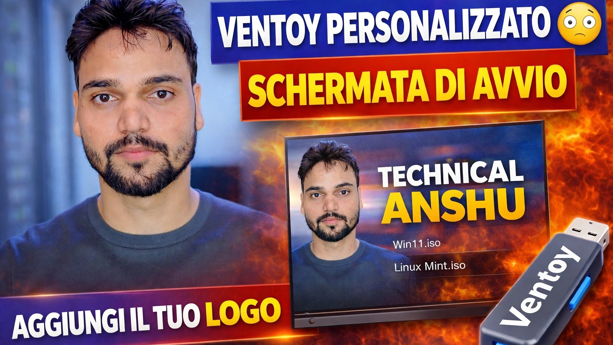 Configurazione dello sfondo personalizzato Ventoy 🔥 Aggiungi il tuo marchio