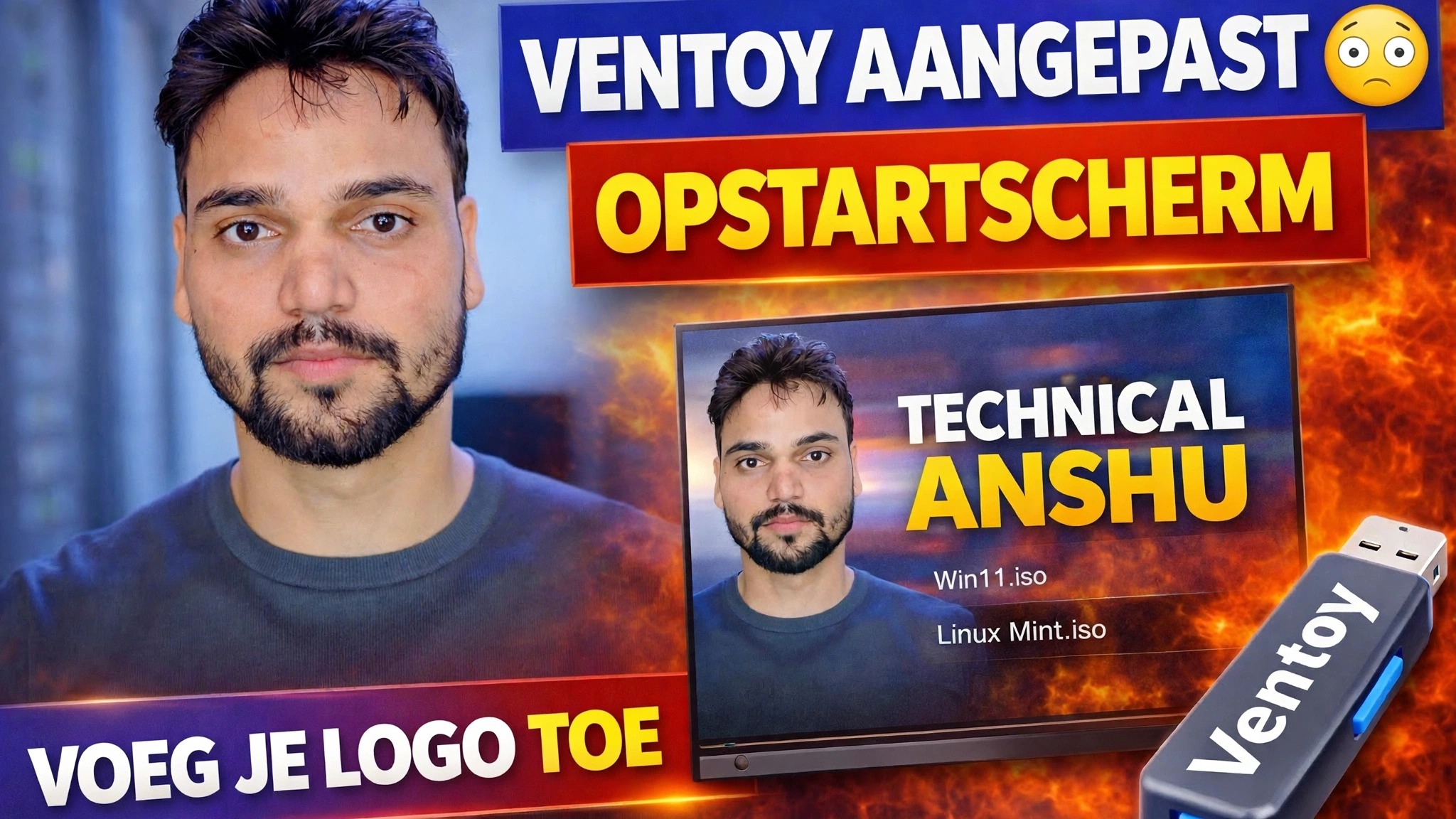 Ventoy Aangepaste achtergrond instellen 🔥 Voeg uw branding toe