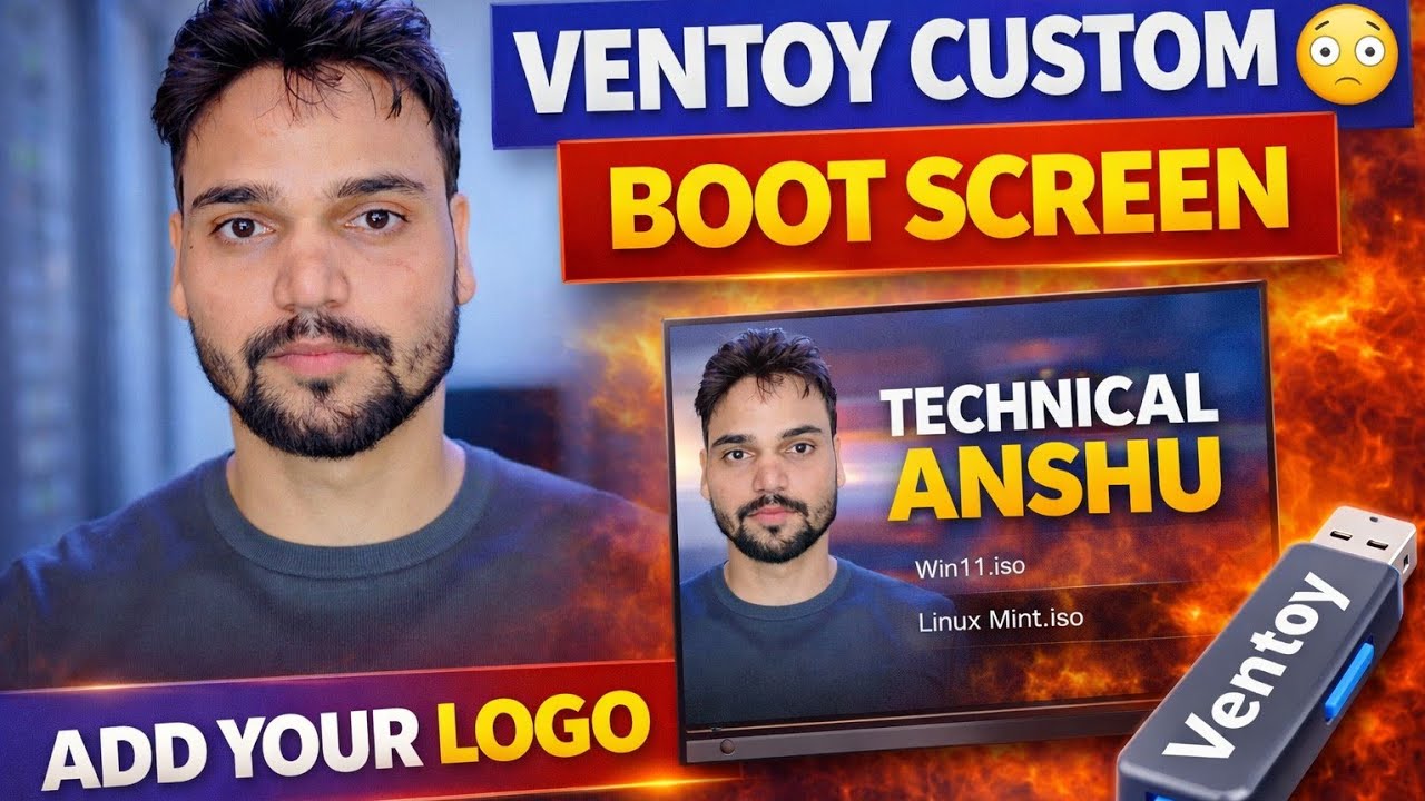 Ventoy ਕਸਟਮ ਵਾਲਪੇਪਰ ਸੈੱਟਅੱਪ 🔥 ਆਪਣੀ ਬ੍ਰਾਂਡਿੰਗ ਸ਼ਾਮਲ ਕਰੋ