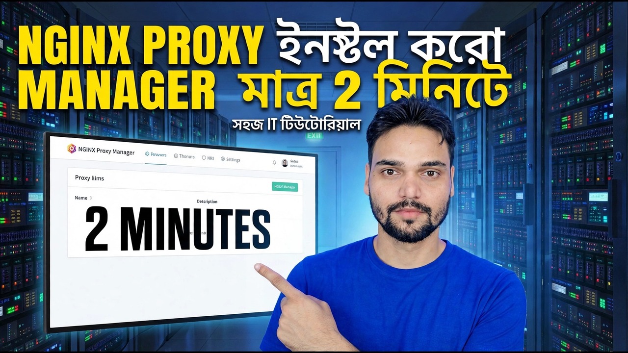 Nginx প্রক্সি ম্যানেজার ইনস্টল - 2-মিনিট সেটআপ গাইড