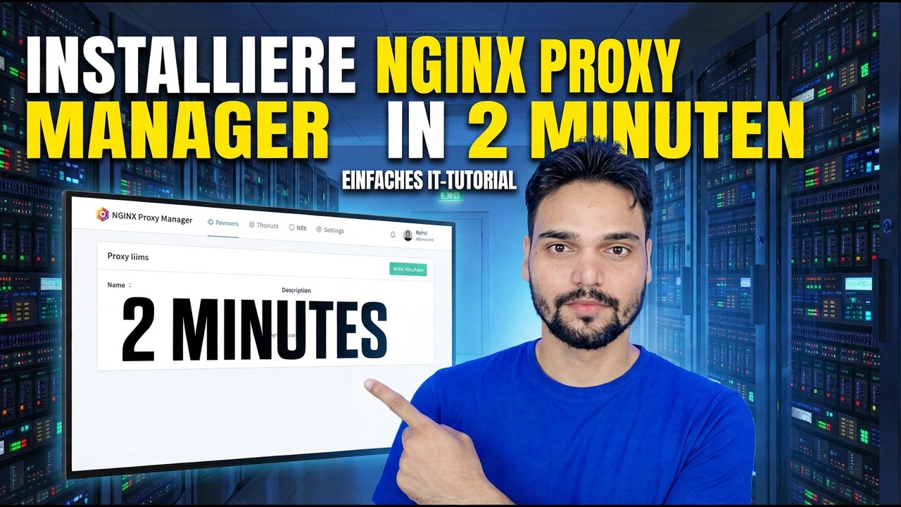 Nginx Proxy Manager-Installation – 2-minütige Einrichtungsanleitung
