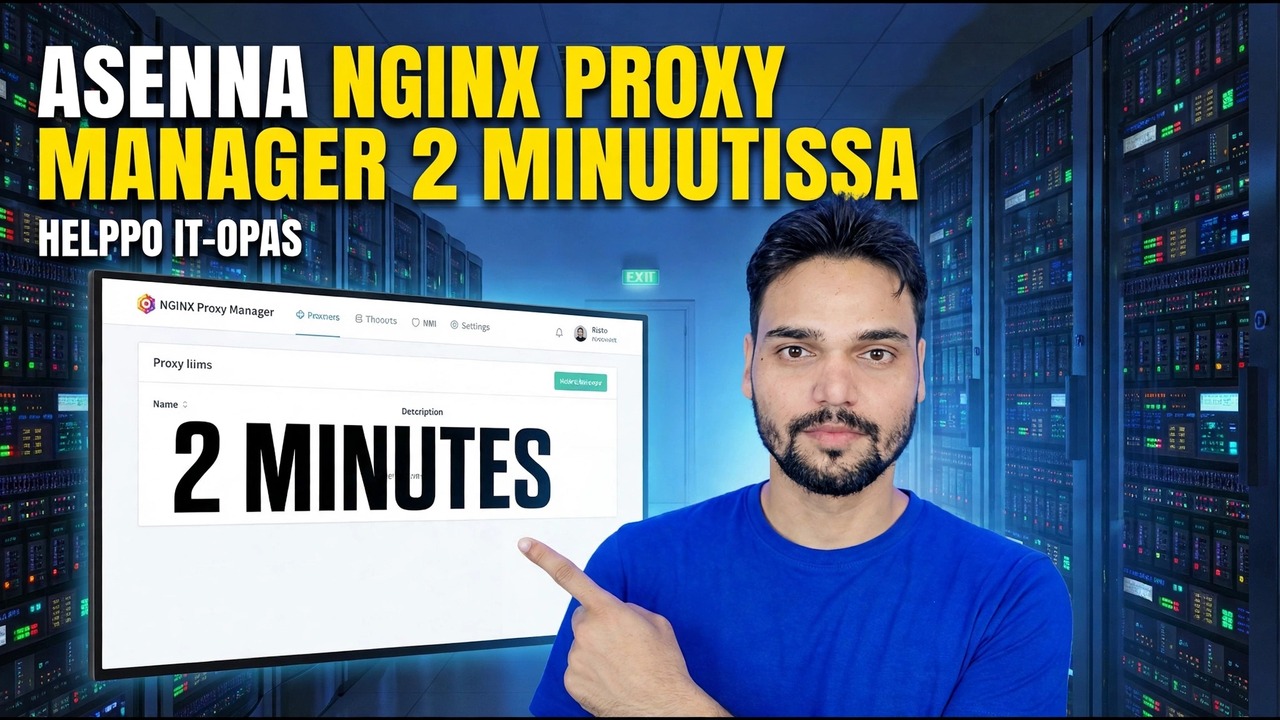 Nginx Proxy Managerin asennus - 2 minuutin asennusopas