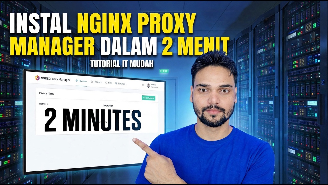 Instal Nginx Proxy Manager - Panduan Pengaturan 2 Menit